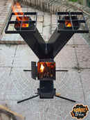 Fogareiro 2 Boca Lenha